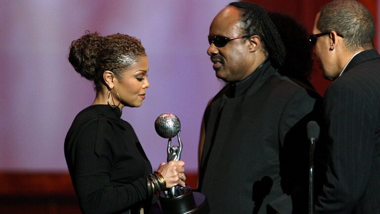 Janet Jackson e Stevie Wonder.