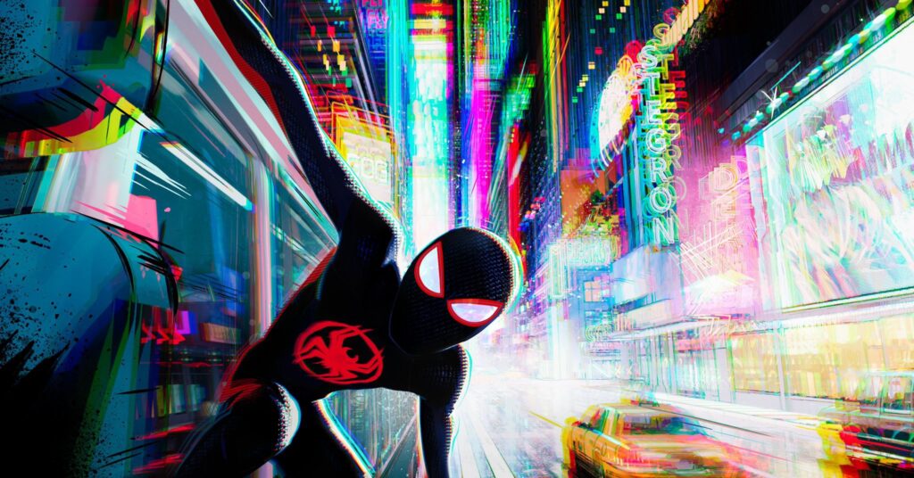 Primeira Imagem oficial de Miles Morales em seu uniforme em 'Além do Aranhaverso'