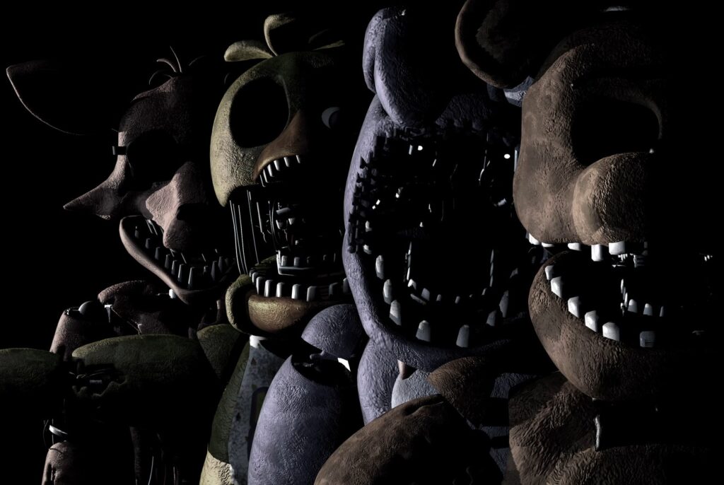 Withered Animatronics de Five Nights at Freddy's 2