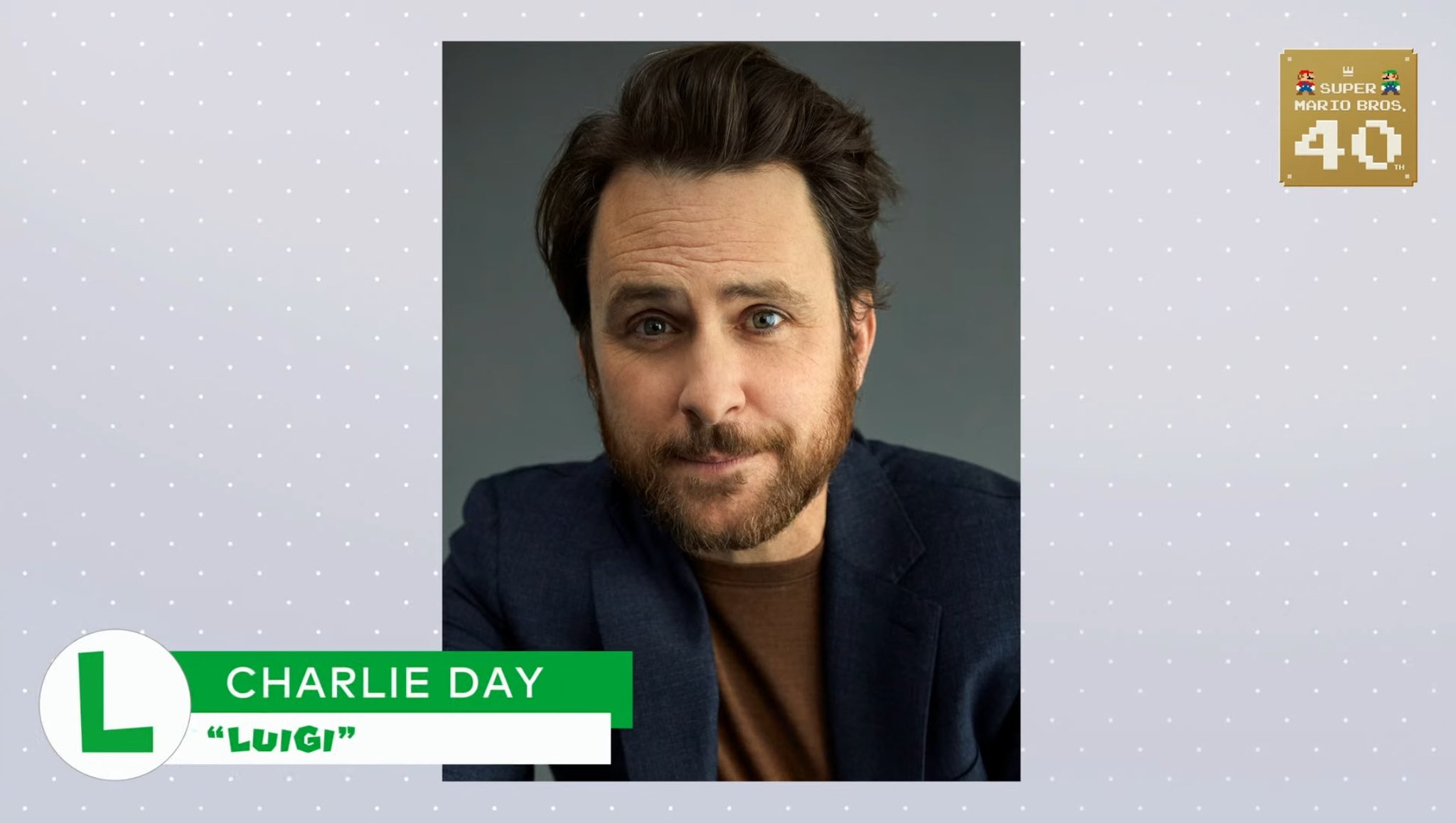 Charlie Day retorna como Luigi em 'Super Mario Galaxy: O Filme'