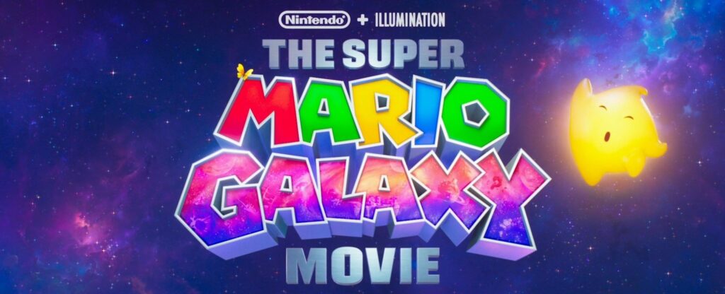 Logo oficial de 'Super Mario Galaxy: O Filme'