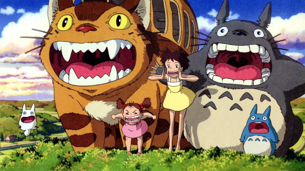 Cena de 'Meu Amigo Totoro'