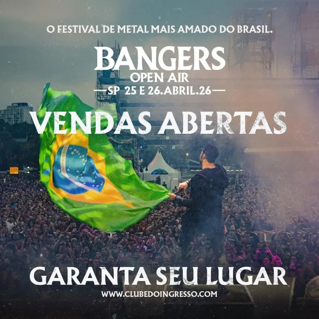 Banner de vendas abertas para o Bnagers Open Air 2026