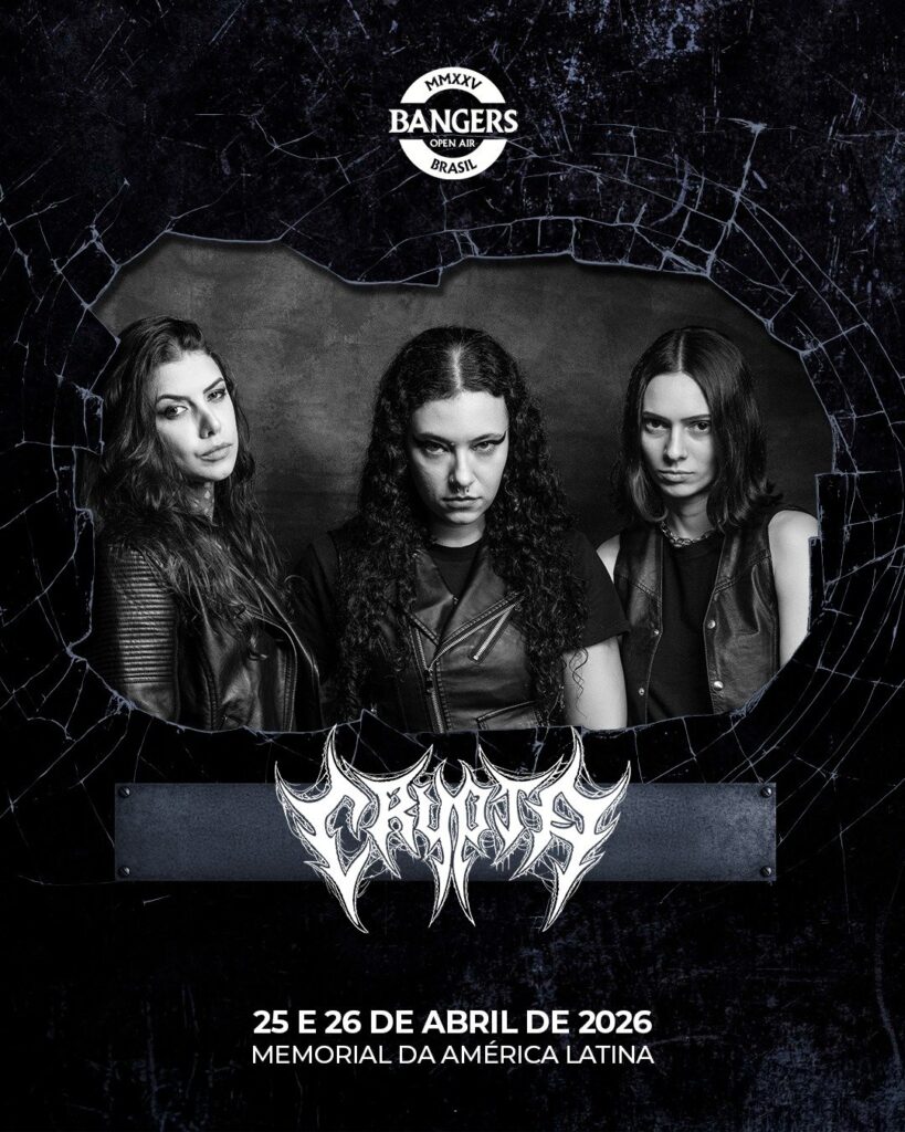Crypta, banda anunciada como uma das atrações do Bangers Open Air