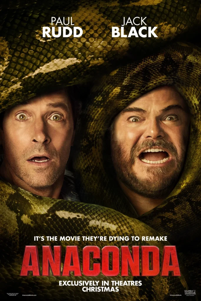 Pôster Oficial de 'Anaconda' com Jack Black, Paul Rudd e Selton Mello