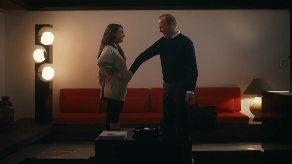 Michael Keaton e Mila Kunis em 'Pai do Ano'