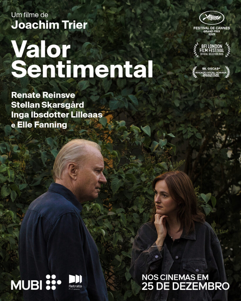 Banner de 'Valor Sentimental', vencedor do Grand Prix de Cannes 2025