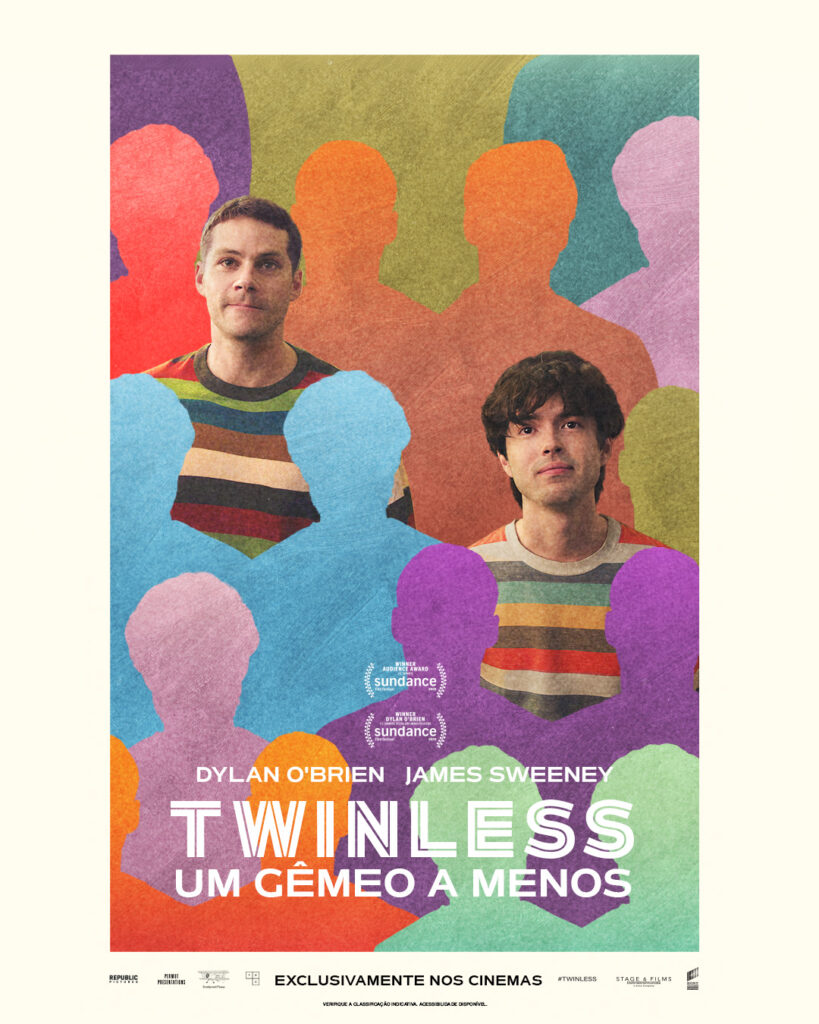 Pôster Oficial de 'Twinless - Um Gêmeo a Menos' com Dylan O'Brien e James Sweeney