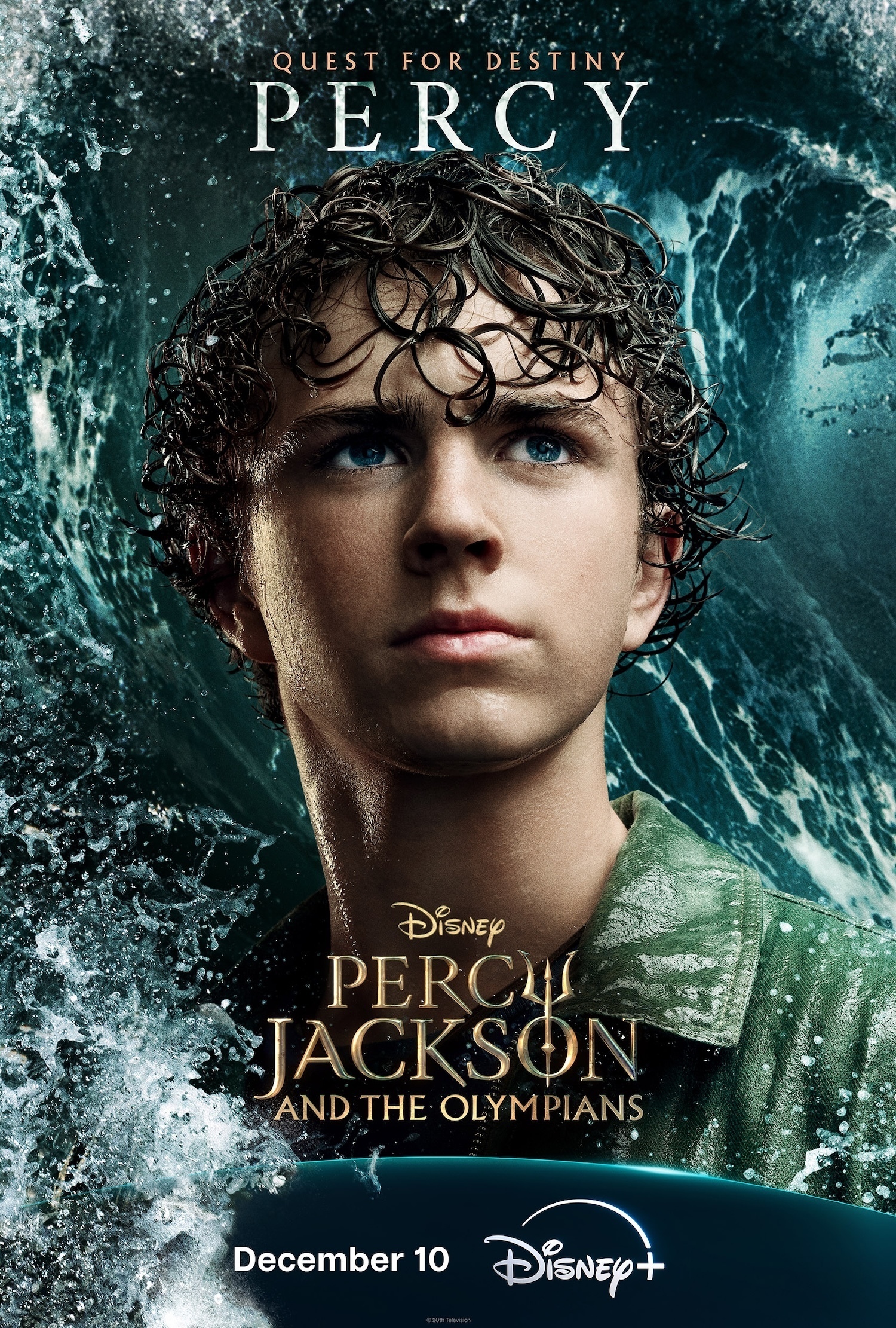 Pôster individual de Percy Jackson (Walker Scobell)