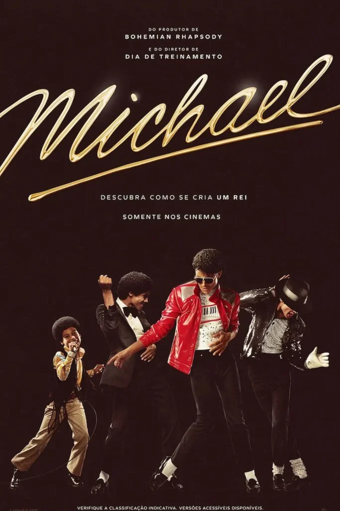 Pôster Oficial de 'Michael', cinebiografia de Michael Jackson